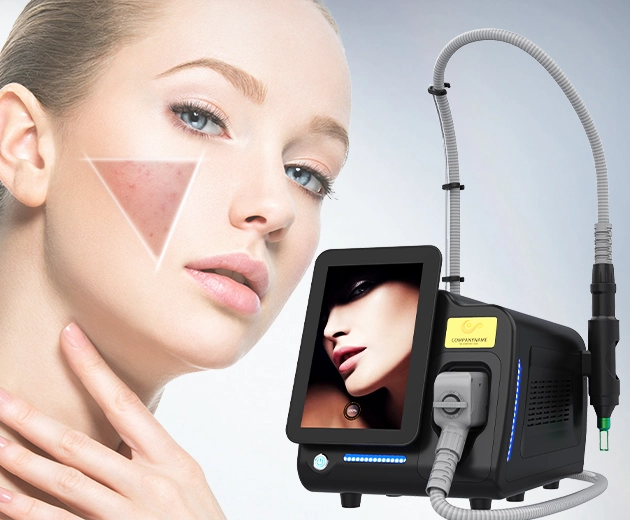 Portable Q Switched Nd Yag Laser Machine