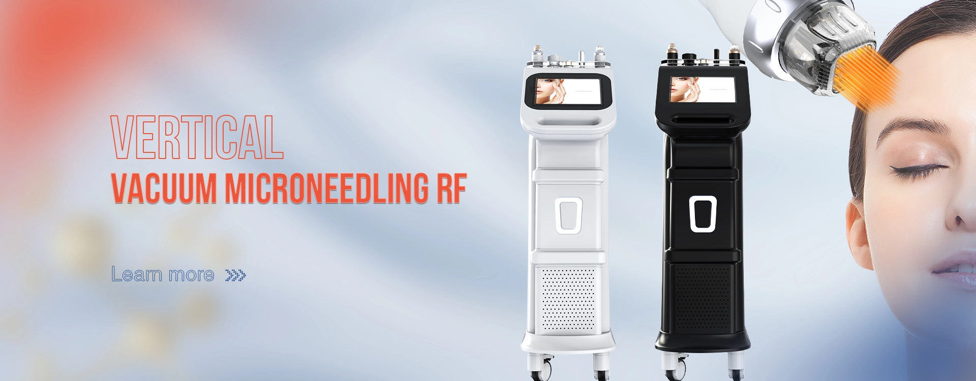 Vertical Vacuum Microneedling RF Machine