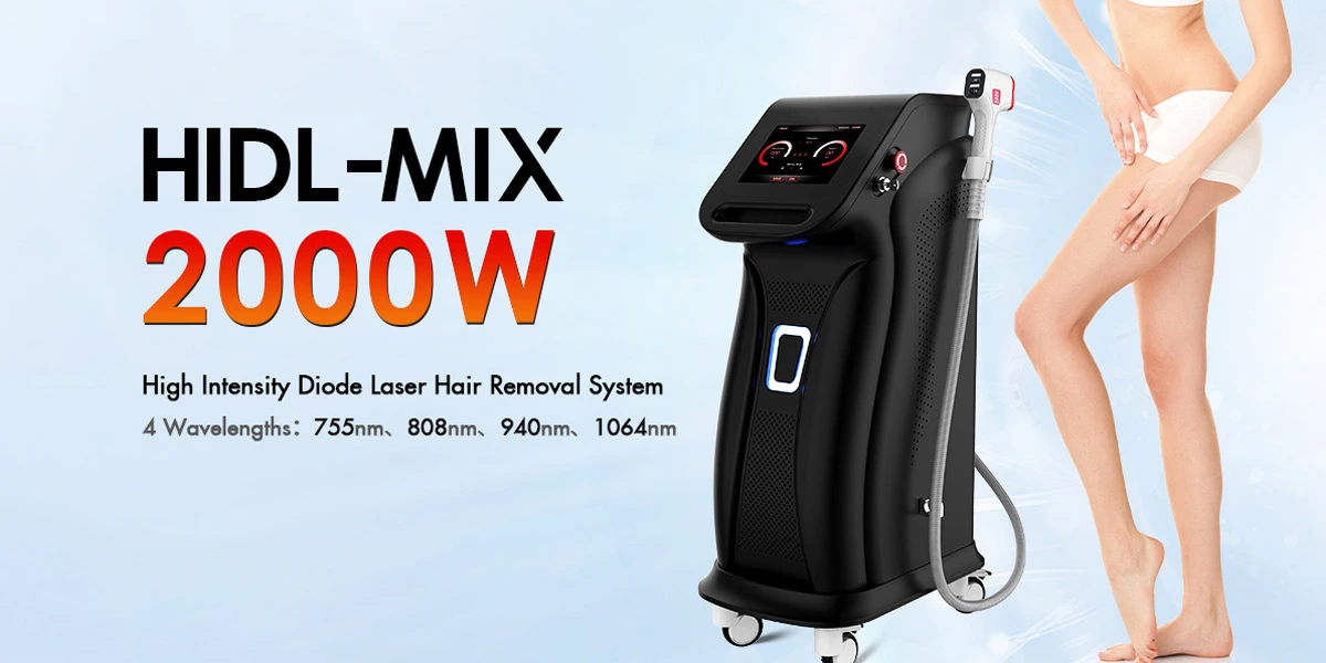 4 Wavelength Diode Laser Hair Removal Machine Video