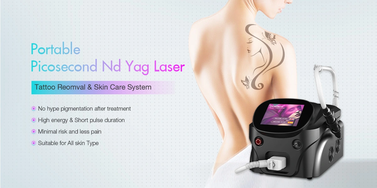 Portable Pico Laser Tattoo Removal Machine Video