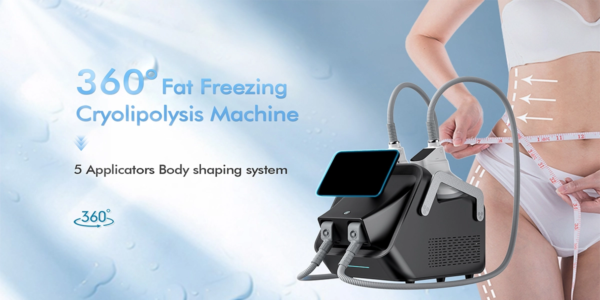 Portable 360 Cryolipolysis Body Slimming Machine Video