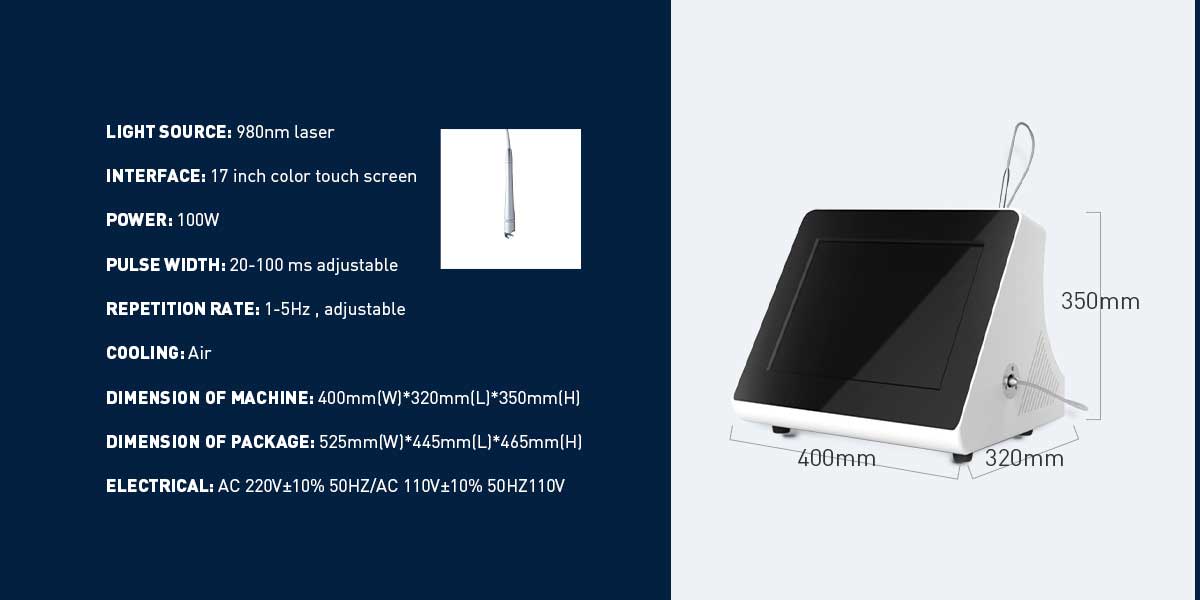 980nm Diode Laser Vascular Removal Machine of Company
