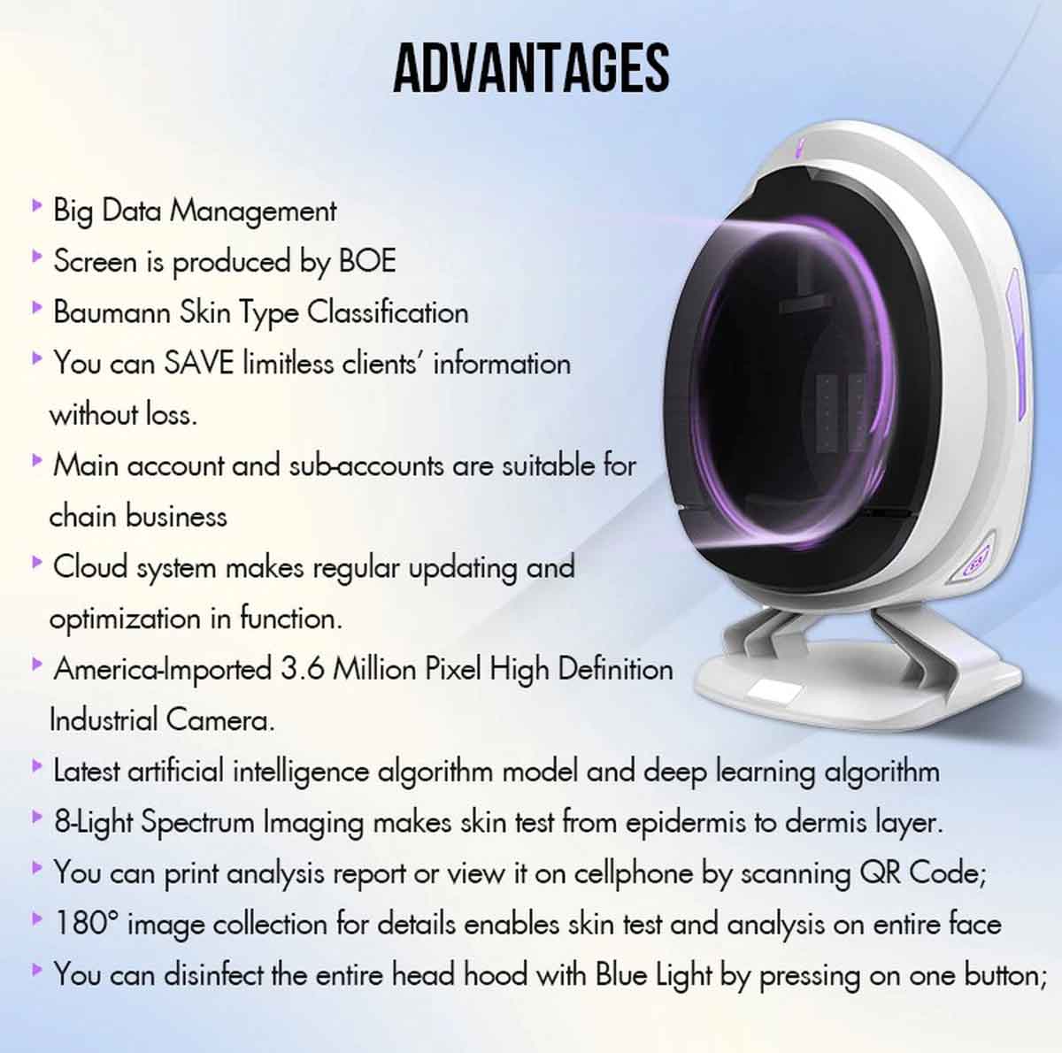 Professional Skin Analysis Machine of Suppliers