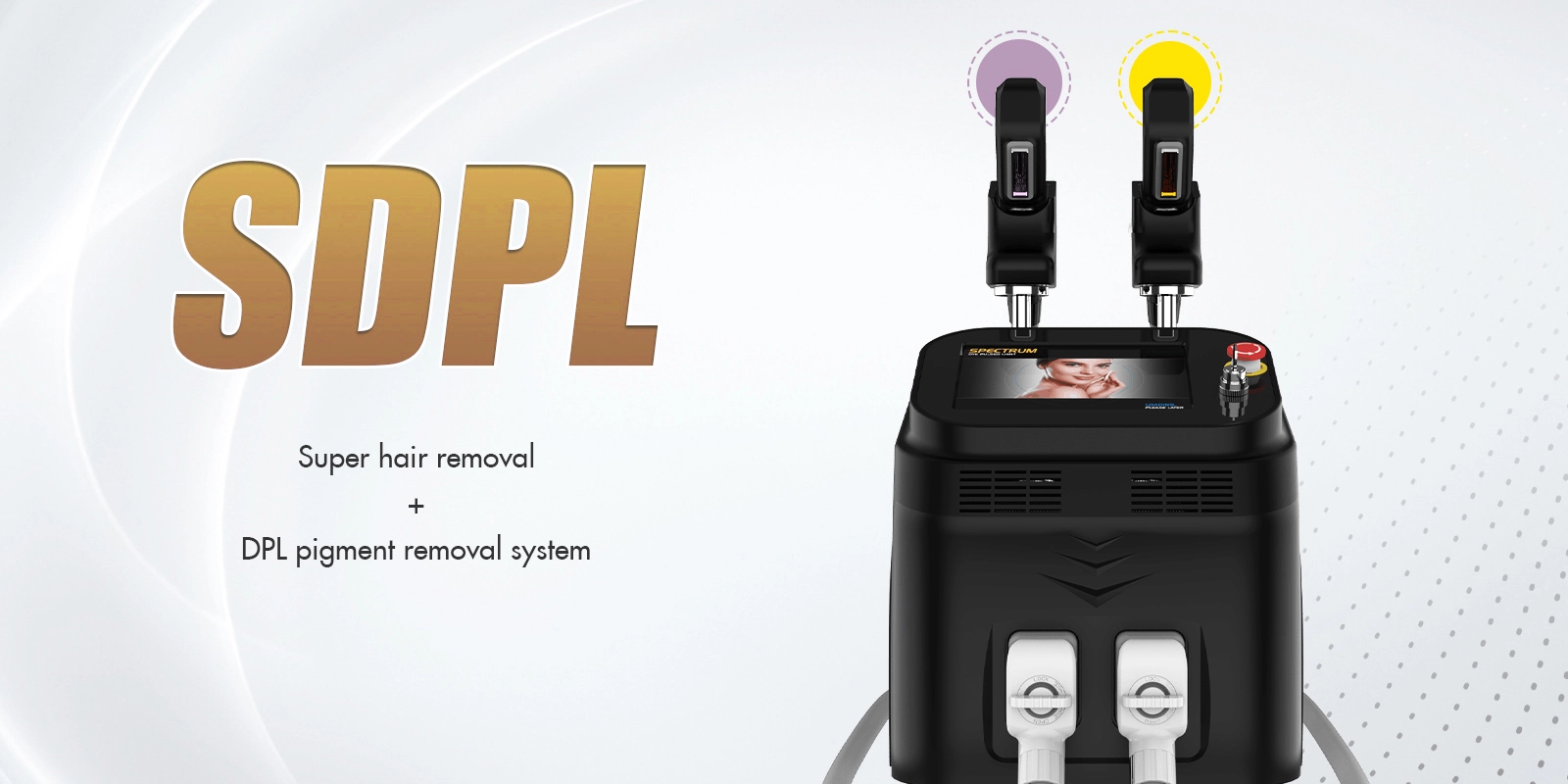 Portable DPL Hair Removal Skin Rejuvenation Machine video